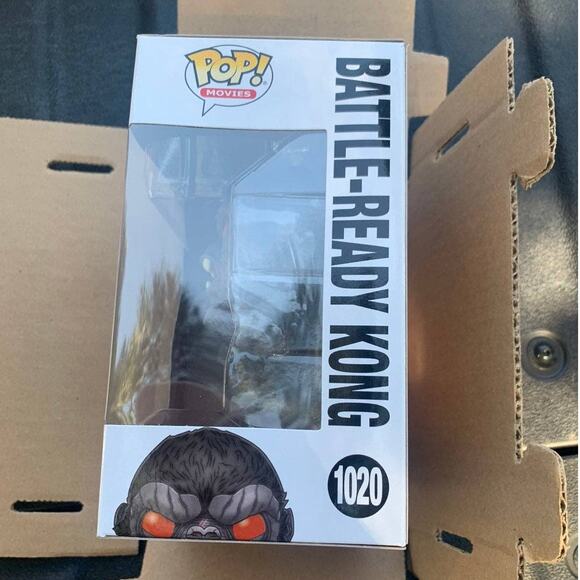 Funko Pop Movies Godzilla vs Kong Battle-Ready Kong #1020 Vinyl Figure NIB - Picture 6 of 8